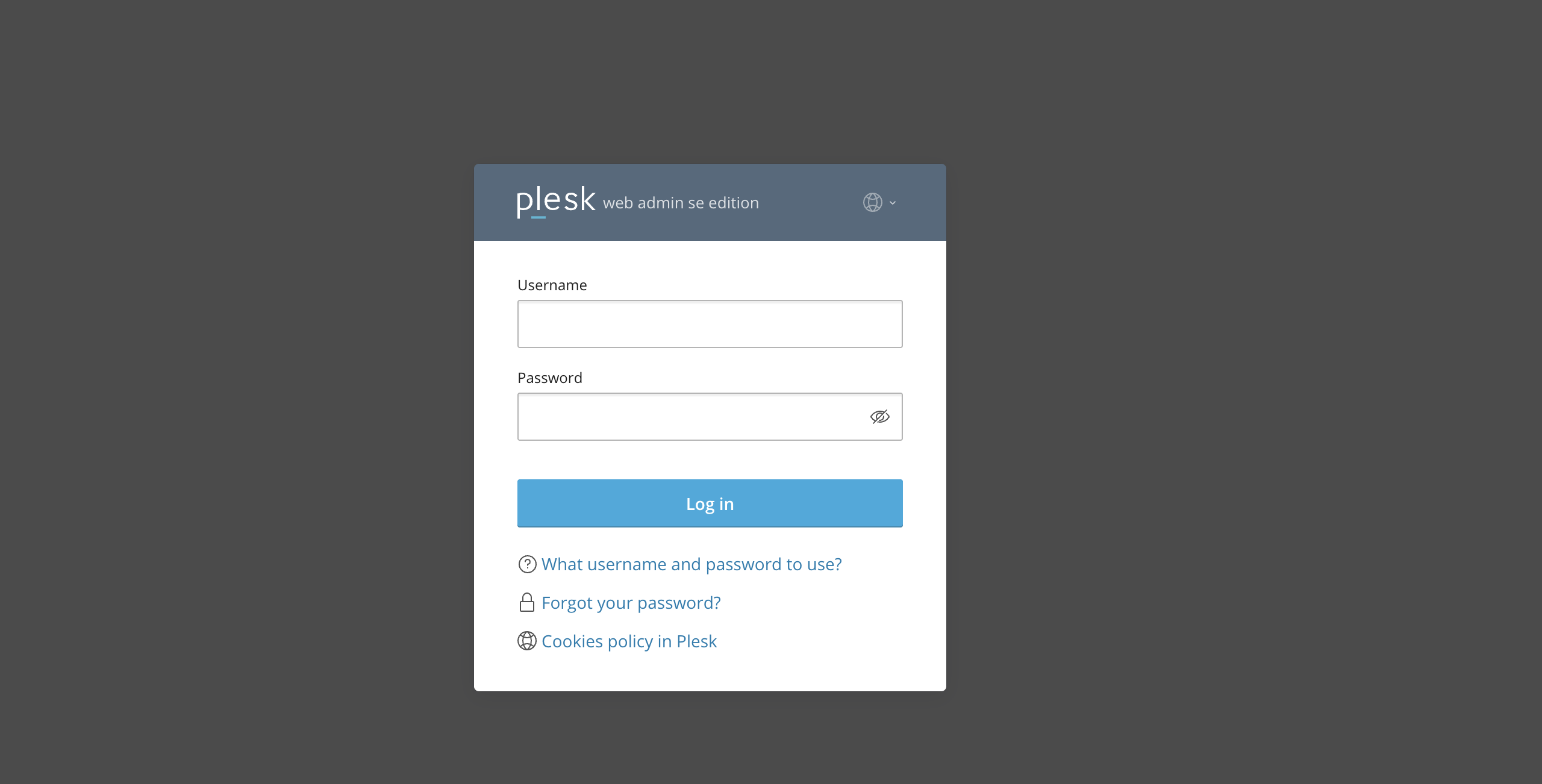 plesk-login