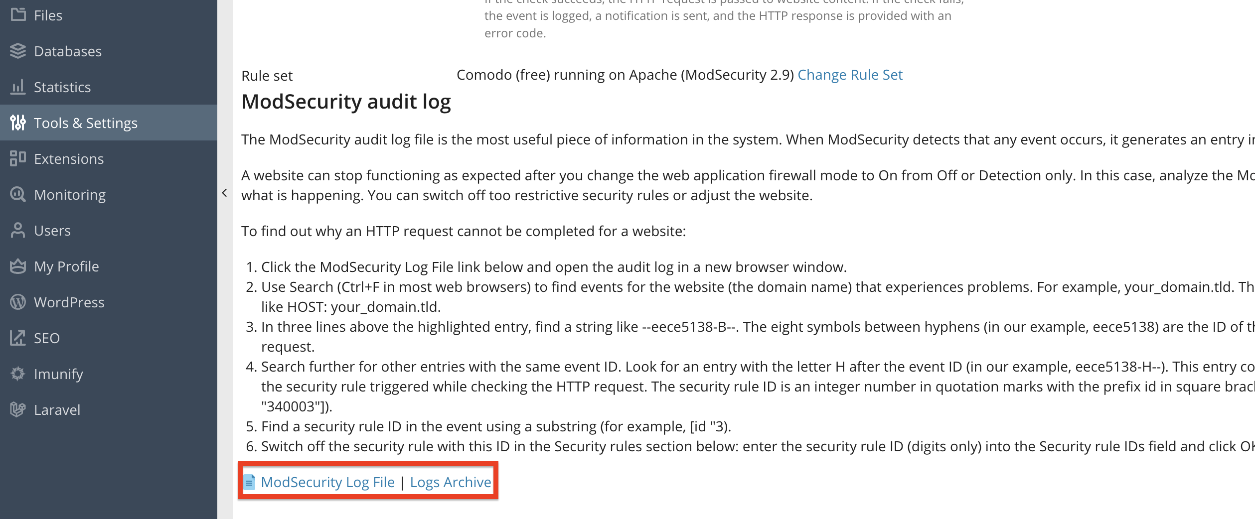 mod-security-log-file