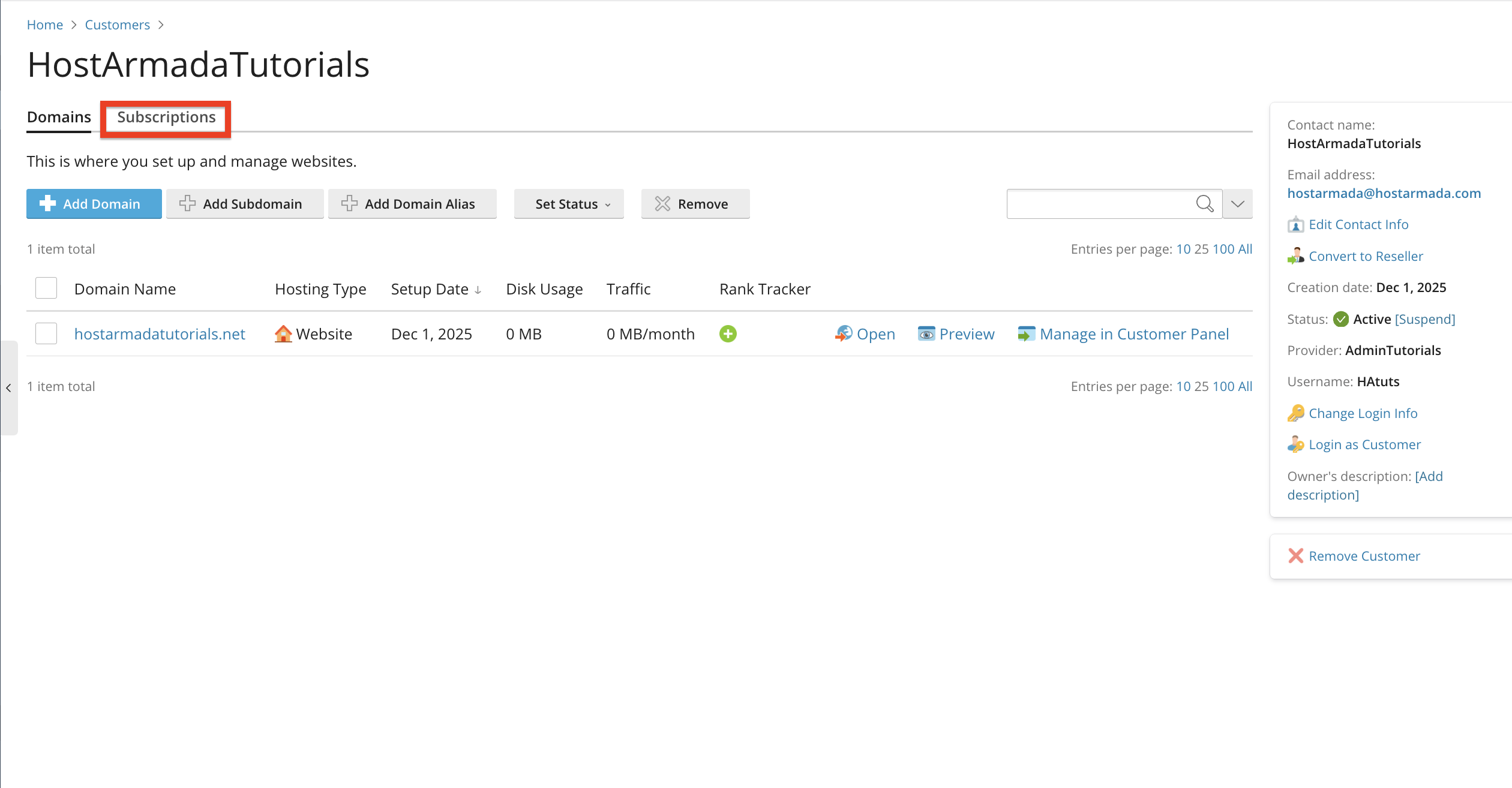 subscriptions