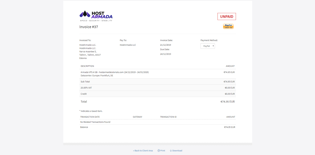 Processing Invoice payments