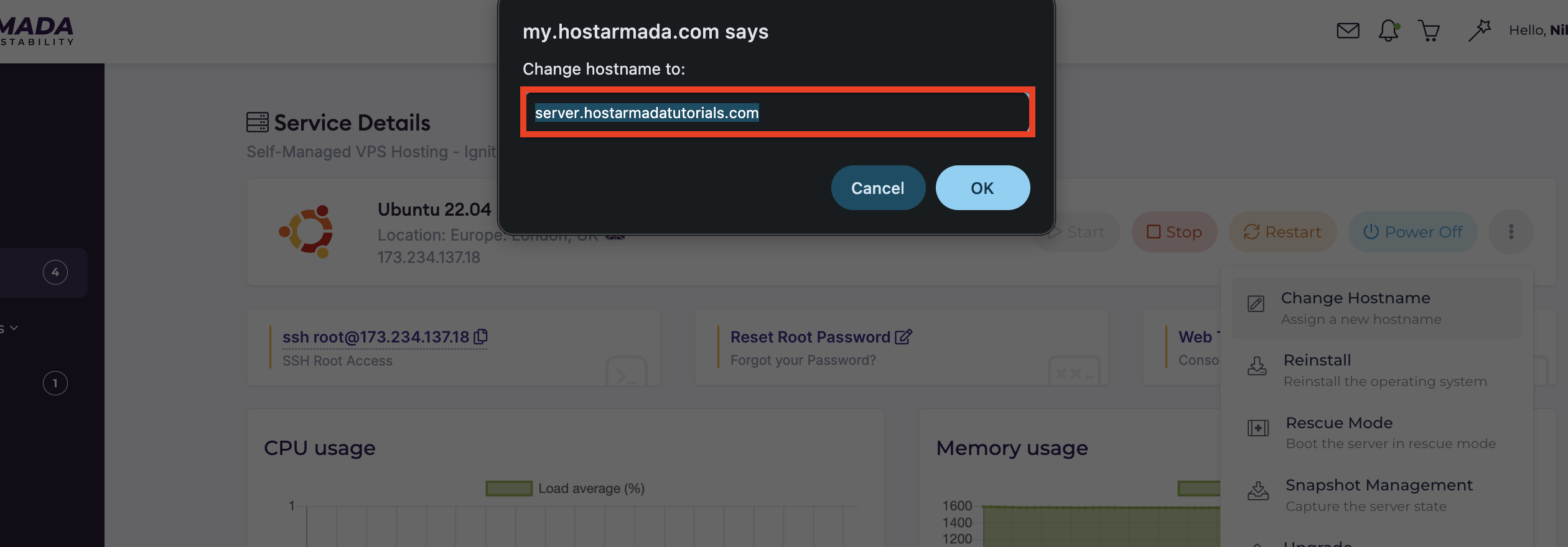 type-in-new-hostname