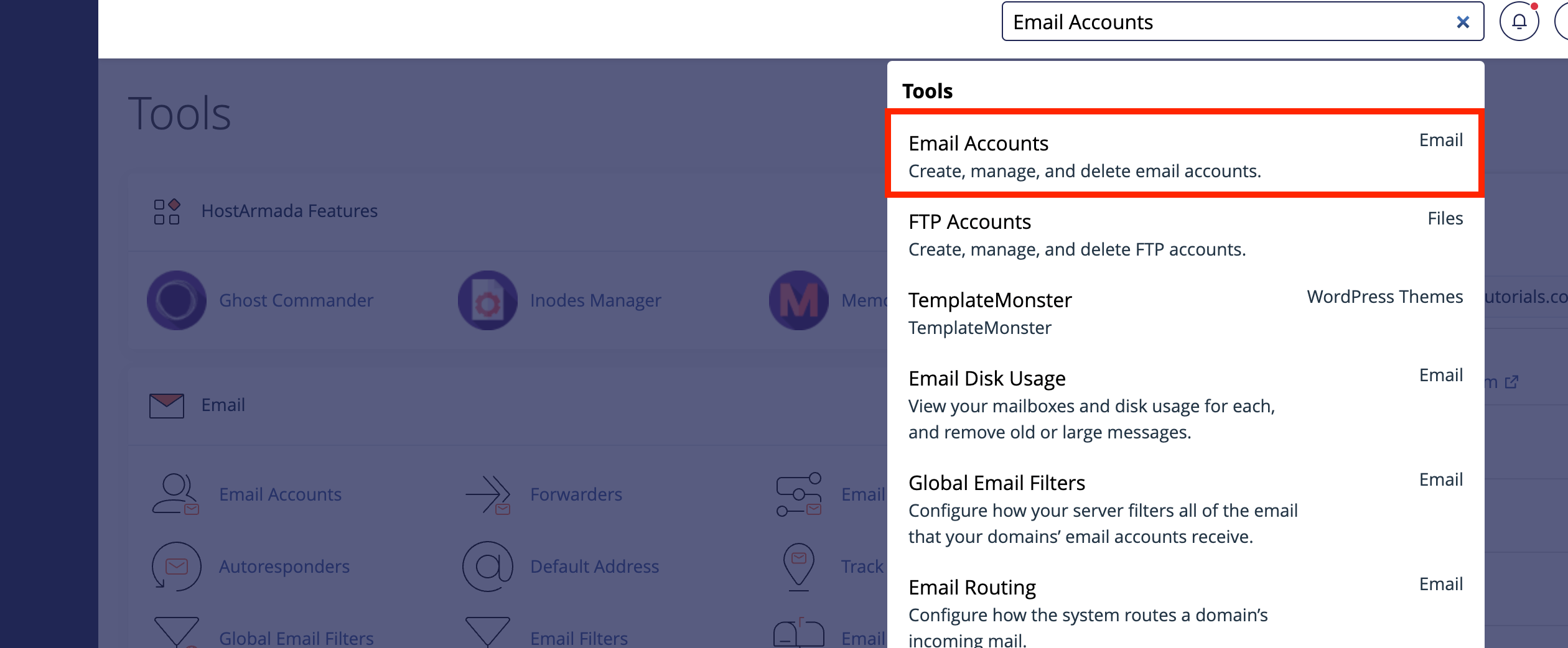 email-accounts-functionality-search