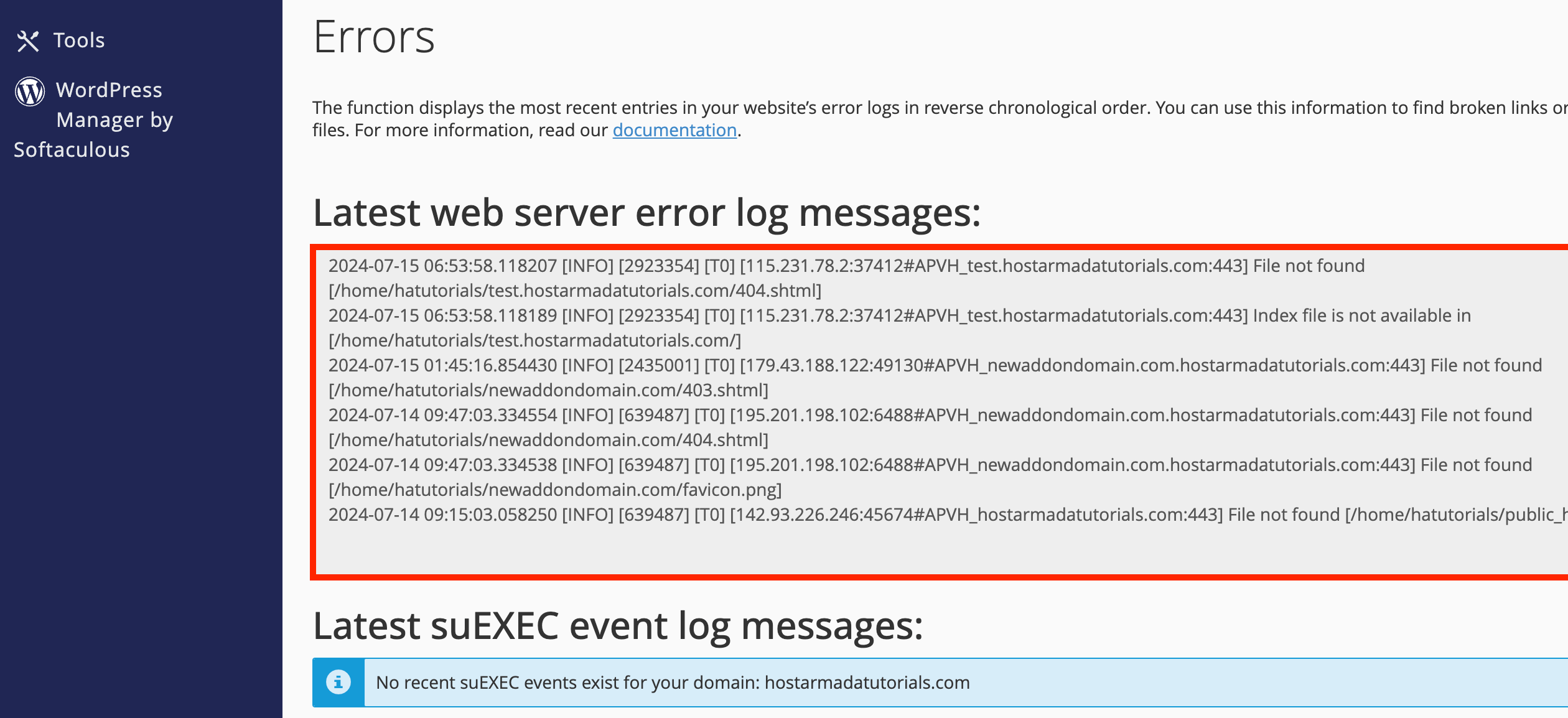 website-errors