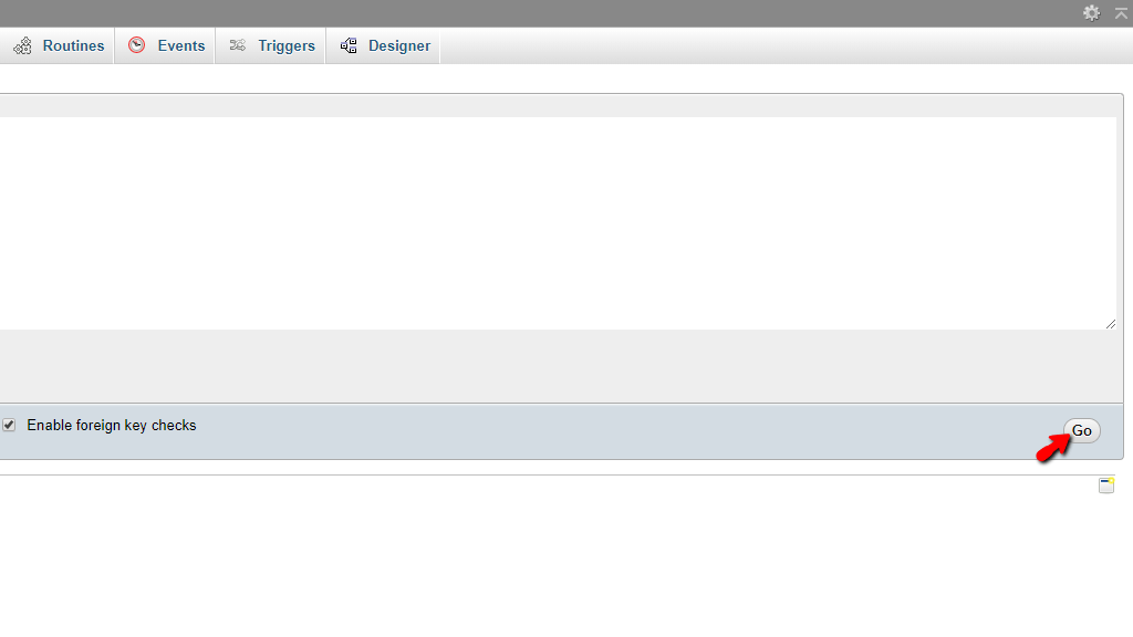 Submit SQL code