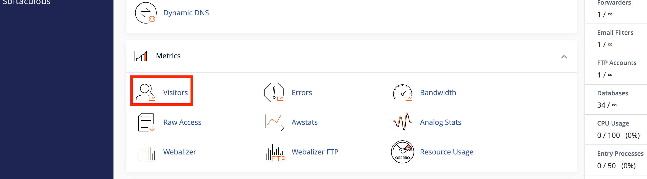 visitors-functionality