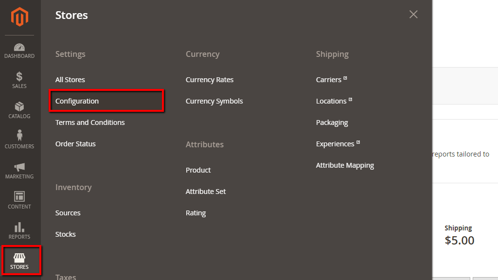 Accessing the Configuration page