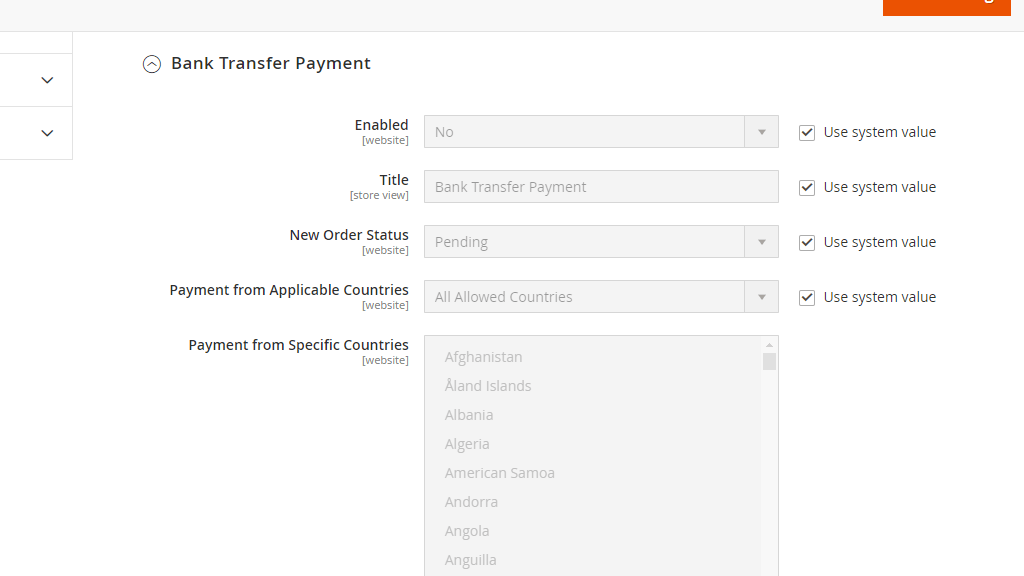 Bank Transfer