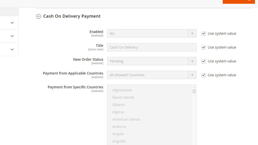 Cash on Delivery