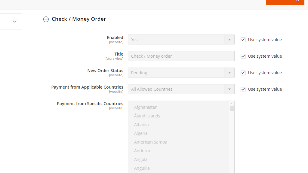 Check Money Order