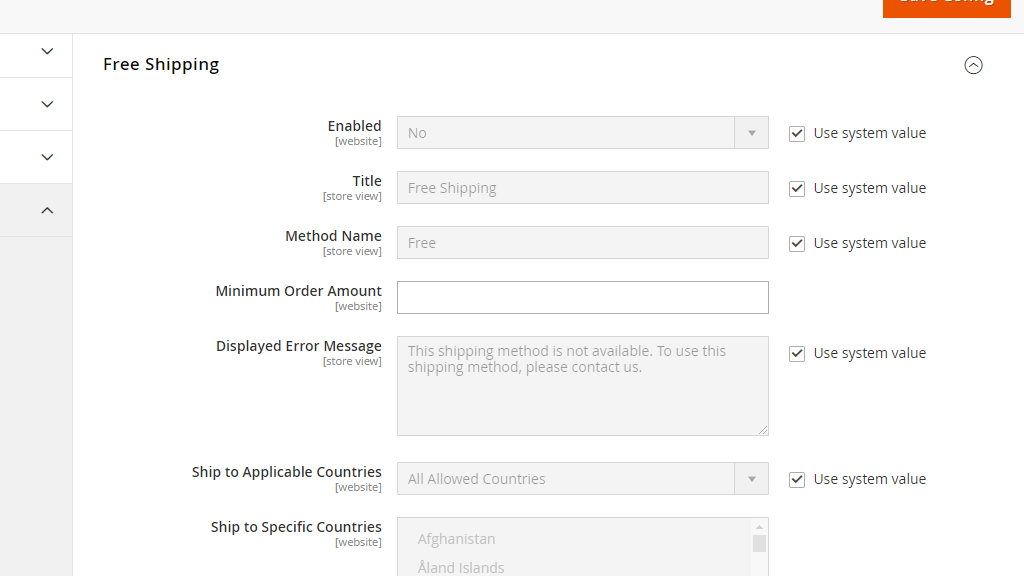 Free shipping