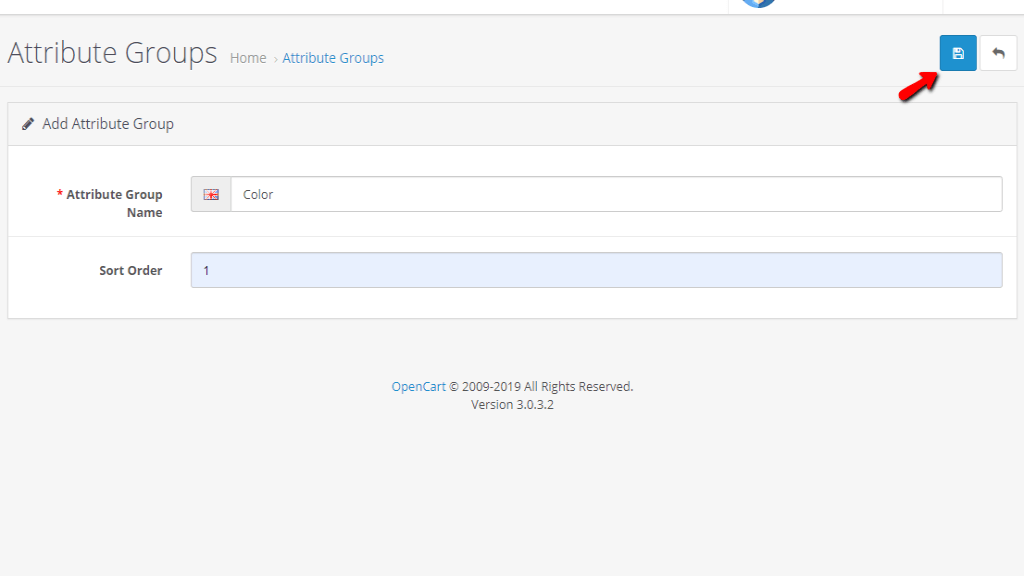 Configuring the Attribute Group