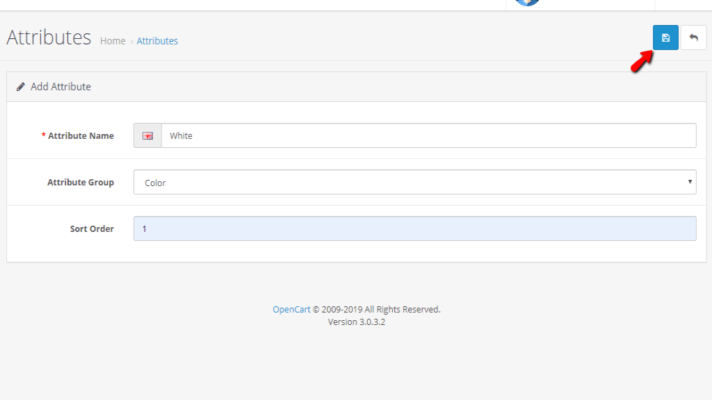Configuring the attribute