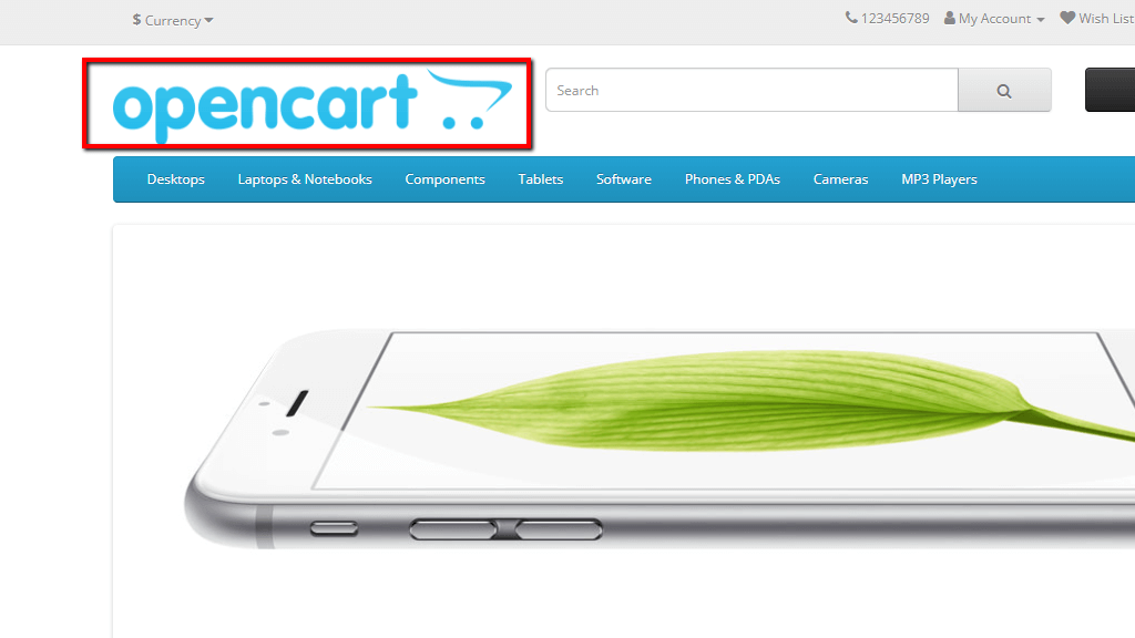 Store Logo frontend