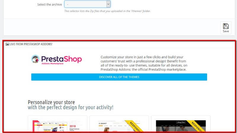 Purchasing a new theme