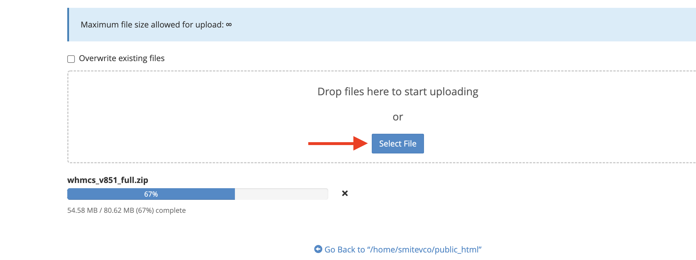upload-file-to-root-directory