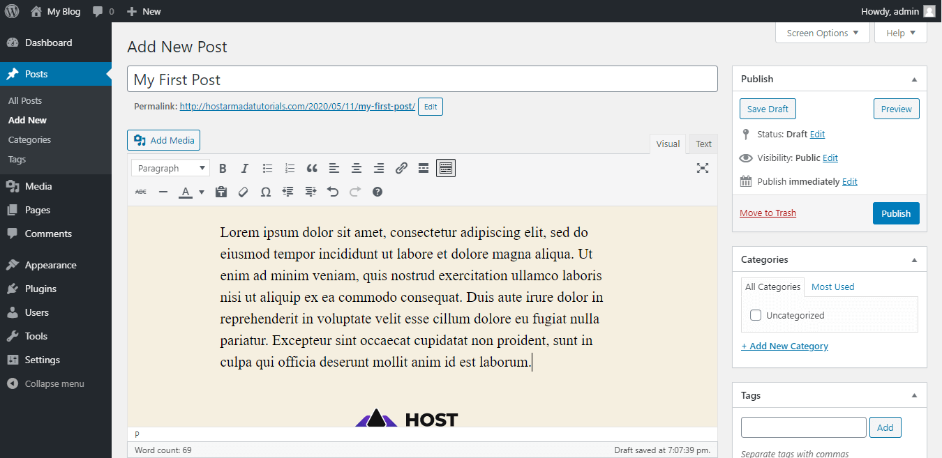 Publish Post