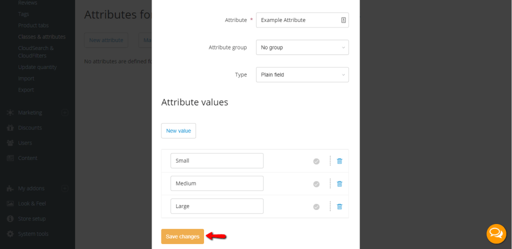 Creating Attribute Values