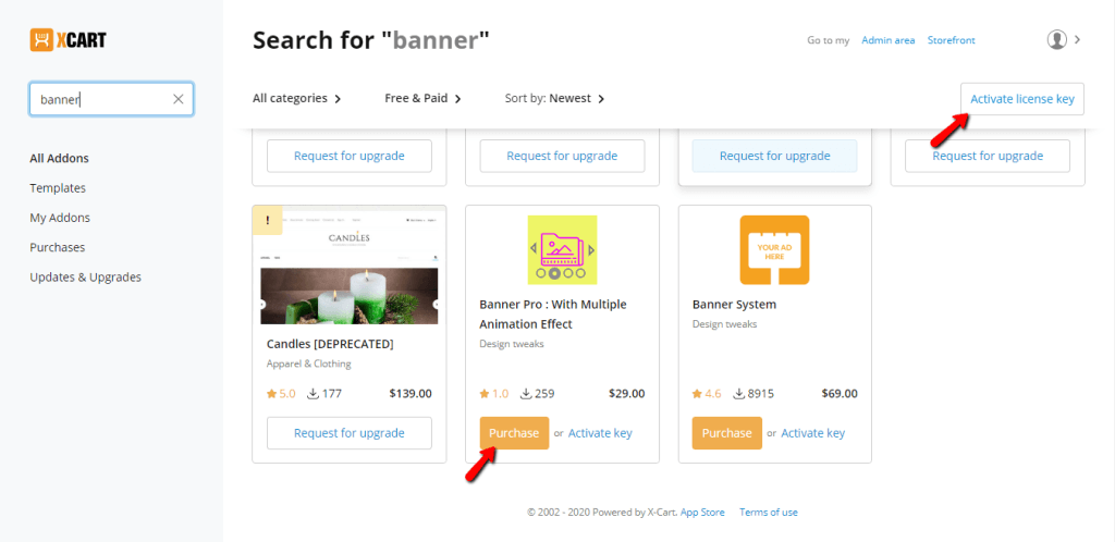 installing Paid Addons