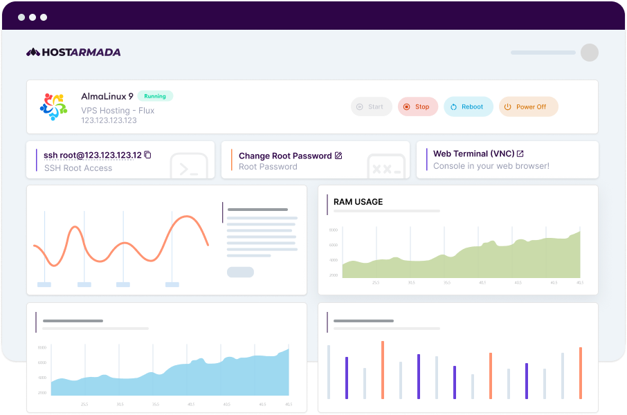 Client Area Mockup